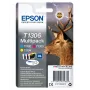 Epson Stag Multipack 3 colori T1306 inchiostro DURABrite Ultra, autonomia alta (XL), ciano, magenta, giallo, inchiostro pigmentato, 10,1 ml, 1 pz., confezione multipla