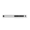 Switch gestito UBIQUITI USW-PRO-24-EU — 24× Gigabit RJ-45, 2× SFP+, L2/L3, montaggio a rack, argento