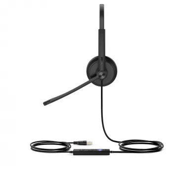 Yealink UH34 Dual Teams headset, con filo, ufficio/call center, 20 - 20000 Hz, 118 g, headset, nero
