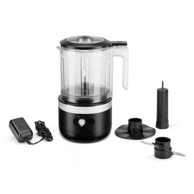 Tritatutto elettrico KitchenAid 5KFCB519EBM 1,19 L 24 W nero trasparente
