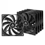 ARCTIC F12 ventola standard per case 120 mm, confezione da 5, nera