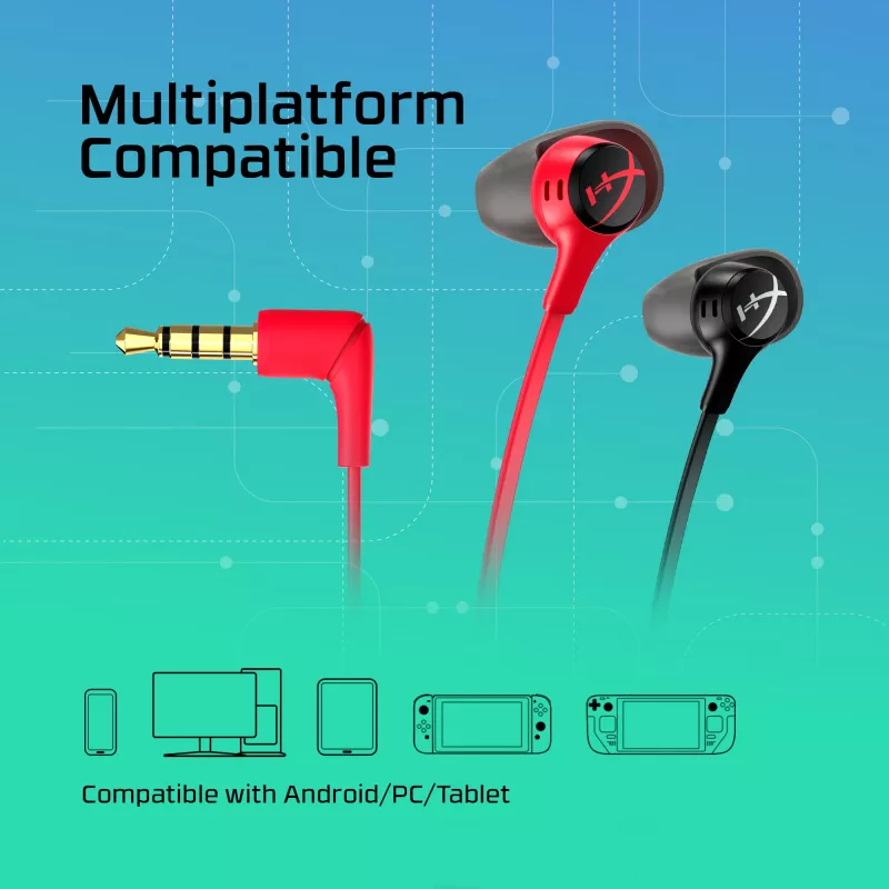 HyperX Cloud Earbuds II nero