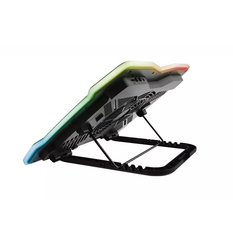 Trust GXT 1126 Aura RGB base di raffreddamento per notebook fino a 17,3 pollici