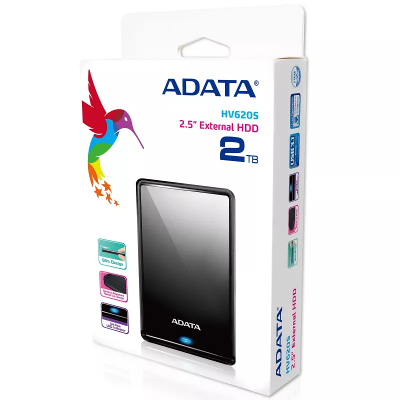ADATA AHV620S-2TU3-CBK disco rigido esterno 2 TB 2,5