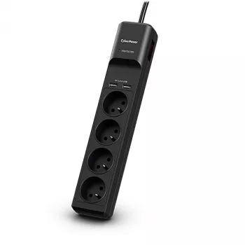 CyberPower Tracer III P0420SUD0-FR protezione da sovratensione nero 4 uscite AC 200 - 250 V 1,8 m