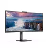 AOC V5 CU34V5CW monitor per computer 86,4 cm (34 inch) 3440 x 1440 pixel Wide Quad HD LED nero