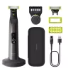 Philips OneBlade Pro 360 QP6652/61 per viso e corpo, display integrato, lavabile, batteria ricaricabile, cromato