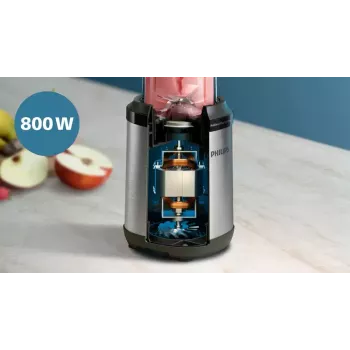 Frullatore da tavolo Philips 5000 Serie HR2765/00 nero acciaio inox