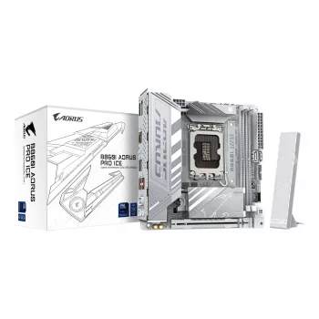 Scheda madre GIGABYTE B860I AORUS PRO ICE, Intel B860, LGA 1851, Mini-ITX