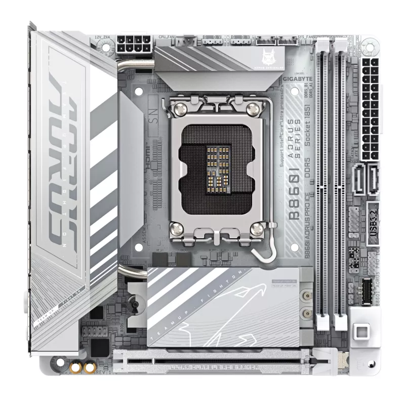 Scheda madre GIGABYTE B860I AORUS PRO ICE, Intel B860, LGA 1851, Mini-ITX