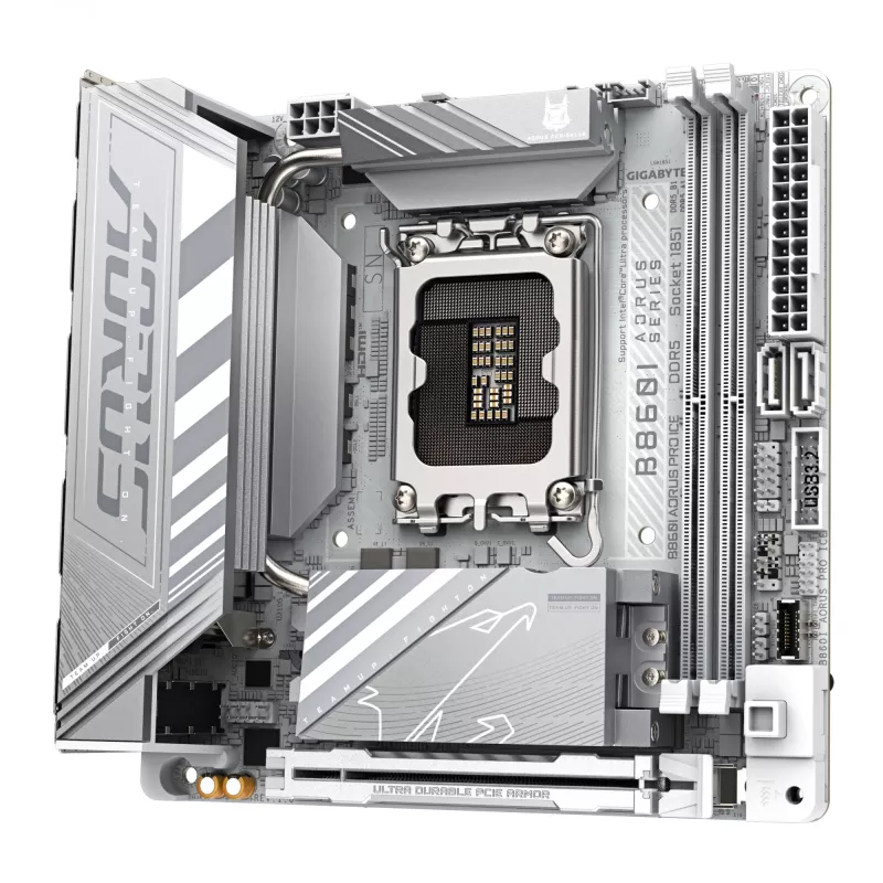 Scheda madre GIGABYTE B860I AORUS PRO ICE, Intel B860, LGA 1851, Mini-ITX