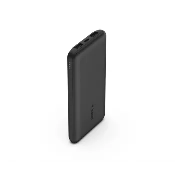 Powerbank BELKIN 10k con USB-C 15 W Dual USB-A cavo USB-A-a-C 15 cm nero
