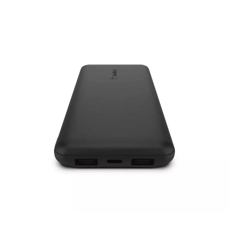 Powerbank BELKIN 10k con USB-C 15 W Dual USB-A cavo USB-A-a-C 15 cm nero