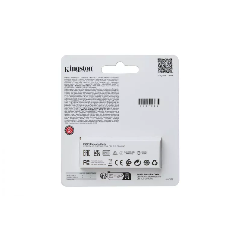 Kingston Technology DataTraveler 512GB USB 3.2 Gen 1 Exodia S portatile (nero/giallo)
