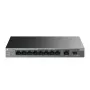 Switch non gestito TP-LINK LS1210GP 10 porte Gigabit, 8× PoE+ (61 W totali), 1× SFP, 9× RJ‑45 Gigabit