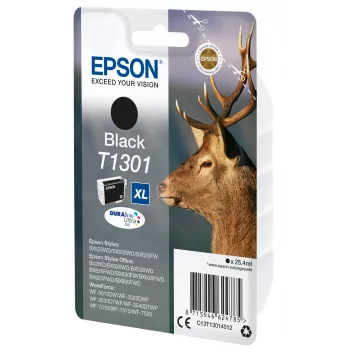 Inchiostro Epson Stag confezione singola nero T1301 DURABrite Ultra
