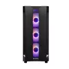 Case PC CHIEFTEC GS-01B-OP Tower nero – vetro temperato, ventole RGB, supporta ATX/Micro-ATX, GPU fino a 320 mm