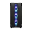Case PC CHIEFTEC GS-01B-OP Tower nero – vetro temperato, ventole RGB, supporta ATX/Micro-ATX, GPU fino a 320 mm