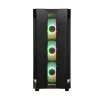 Case PC CHIEFTEC GS-01B-OP Tower nero – vetro temperato, ventole RGB, supporta ATX/Micro-ATX, GPU fino a 320 mm