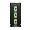 Case PC CHIEFTEC GS-01B-OP Tower nero – vetro temperato, ventole RGB, supporta ATX/Micro-ATX, GPU fino a 320 mm