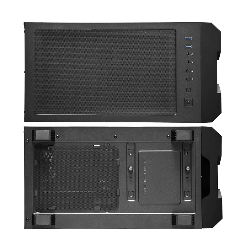 Case PC CHIEFTEC GS-01B-OP Tower nero – vetro temperato, ventole RGB, supporta ATX/Micro-ATX, GPU fino a 320 mm