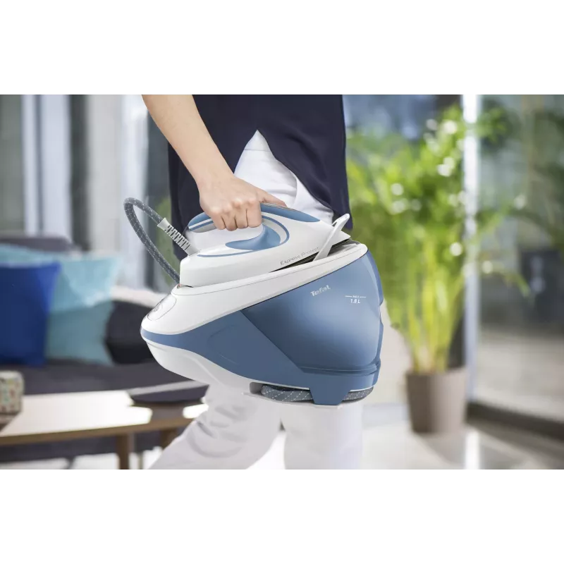 Ferro da stiro Tefal Express Protect SV9202 2800 W 1,8 l suola Durilium AirGlide Autoclean bianco, blu