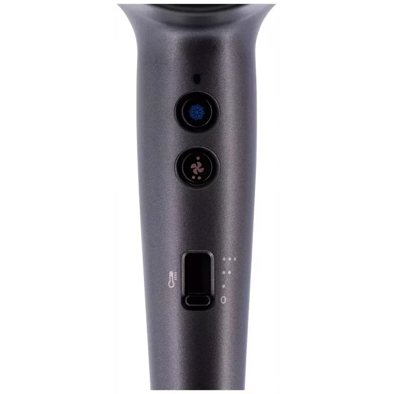 Asciugacapelli Remington D6077 2000 W, funzione ioni, getto freddo, diffusore, 3 livelli di temperatura, grigio/bronzo