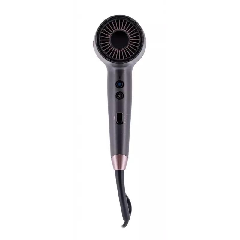 Asciugacapelli Remington D6077 2000 W, funzione ioni, getto freddo, diffusore, 3 livelli di temperatura, grigio/bronzo