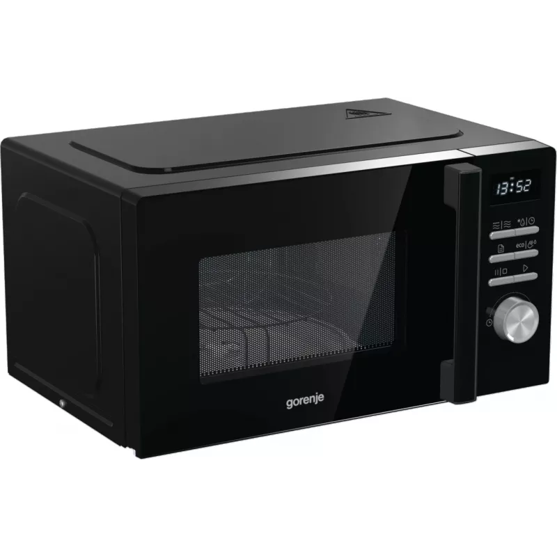 Microonde combinato Gorenje MO20A4BH — 20 L, 800 W, nero, 5 livelli di potenza