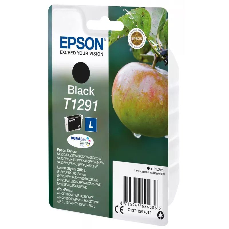 Epson Apple confezione singola nero T1291 inchiostro DURABrite Ultra