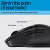 HP 480 Comfort mouse Bluetooth, per destrorsi, Bluetooth, 4000 DPI, nero