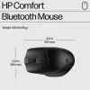 HP 480 Comfort mouse Bluetooth, per destrorsi, Bluetooth, 4000 DPI, nero