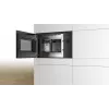 Microonde da incasso Bosch Serie 6 BFL554MB0 – 900 W, 25 L, comandi a rotella e touch, nero