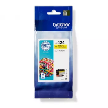 Cartuccia d'inchiostro Brother LC424Y 1 pz. originale giallo