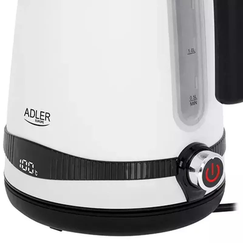 Bollitore elettrico Adler 1,7 L 2200 W bianco