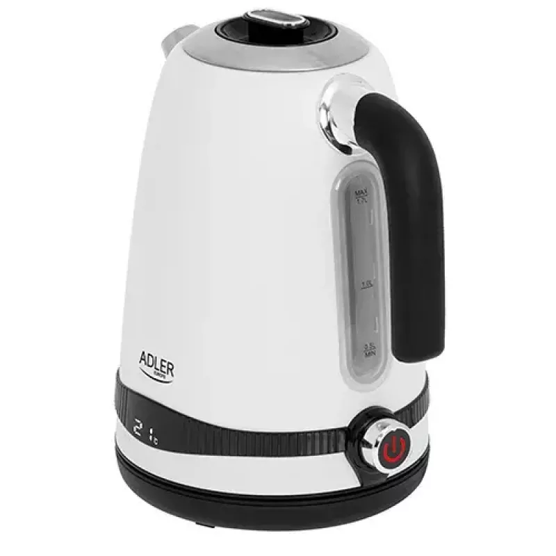 Bollitore elettrico Adler 1,7 L 2200 W bianco