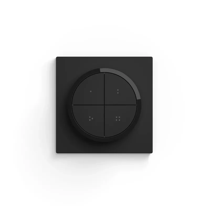 Philips Hue Tap Dial interruttore, wireless, ZigBee, montaggio a parete, plastica, nero