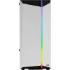 Aerocool Bionic V2 case PC Midi Tower, ATX / micro ATX / Mini-ITX, vetro temperato, RGB, bianco