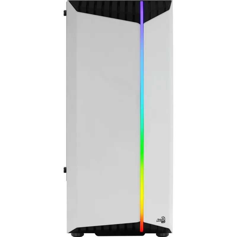 Aerocool Bionic V2 case PC Midi Tower, ATX / micro ATX / Mini-ITX, vetro temperato, RGB, bianco