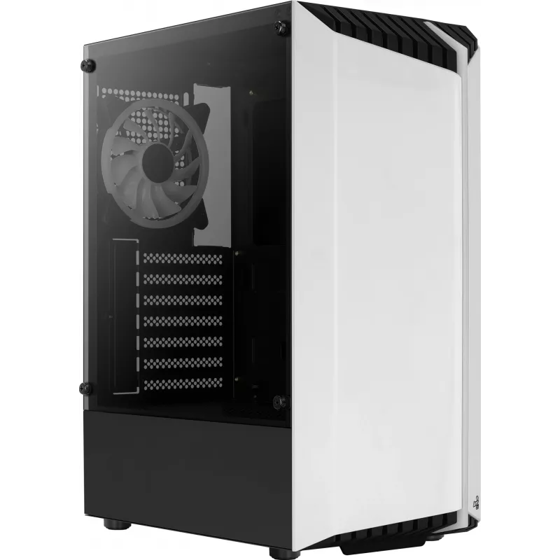 Aerocool Bionic V2 case PC Midi Tower, ATX / micro ATX / Mini-ITX, vetro temperato, RGB, bianco