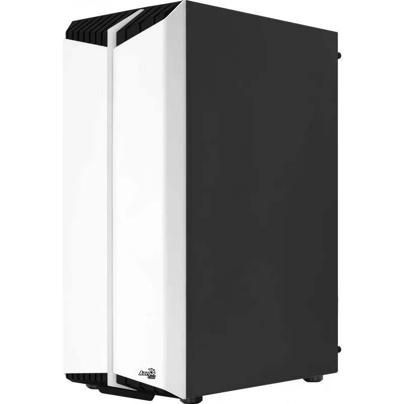 Aerocool Bionic V2 case PC Midi Tower, ATX / micro ATX / Mini-ITX, vetro temperato, RGB, bianco