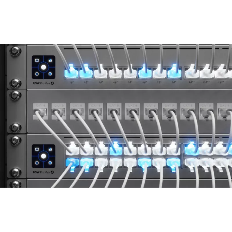 Cavo patch Ethernet UBIQUITI UACC-Cable-Patch-EL 0,3 m Cat6 2,5 Gbit/s PoE++ bianco
