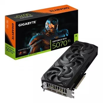 GIGABYTE GeForce RTX 5070 Ti WINDFORCE OC SFF 16G scheda grafica - 16GB GDDR7, 256bit, PCI-E 5.0, 2497 MHz frequenza core, 3 x DP 2.1a, 1 x HDMI 2.1b, NVIDIA DLSS 4, GV-N507TWF3OC-16GD