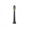 Testine spazzolino Philips HX6064/88 Optimal White — 4 pz., nero, setole medie, 62.000 movimenti/min