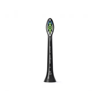 Testine spazzolino Philips HX6064/88 Optimal White — 4 pz., nero, setole medie, 62.000 movimenti/min