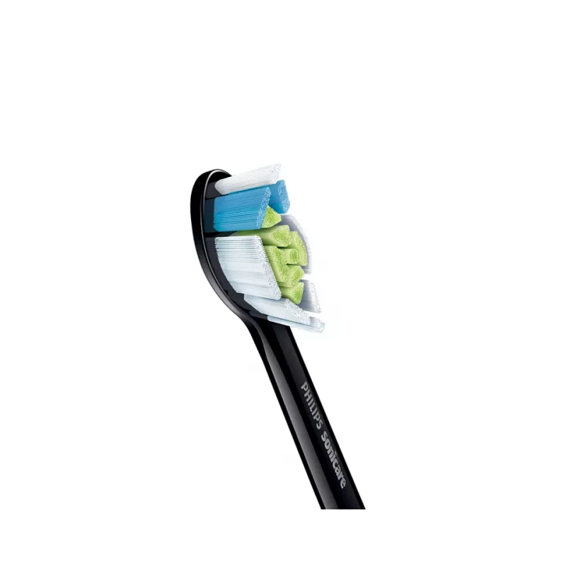 Testine spazzolino Philips HX6064/88 Optimal White — 4 pz., nero, setole medie, 62.000 movimenti/min