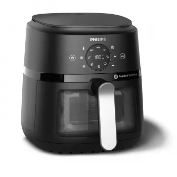 Philips serie 2000 NA221/00 friggitrice singola 4,2 L stand-alone 1500 W friggitrice ad aria nero, argento