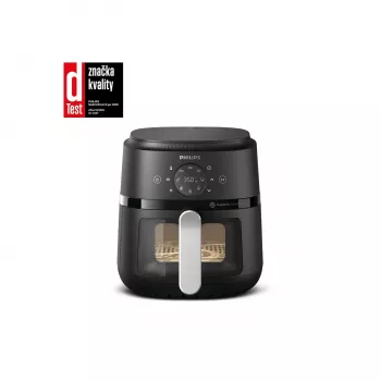 Philips serie 2000 NA221/00 friggitrice singola 4,2 L stand-alone 1500 W friggitrice ad aria nero, argento