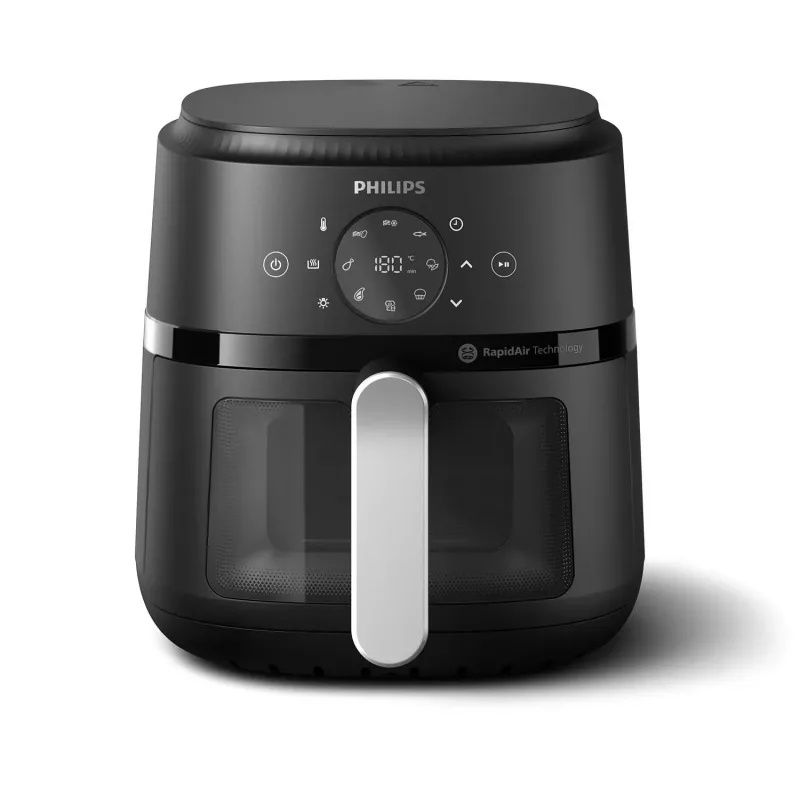 Philips serie 2000 NA221/00 friggitrice singola 4,2 L stand-alone 1500 W friggitrice ad aria nero, argento