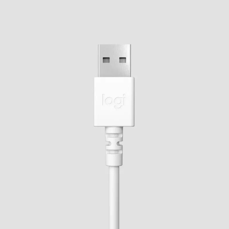 LOGITECH cuffie – H390 – USB-A – bianco crema
